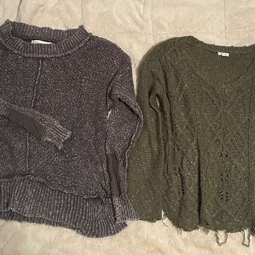 Lot of 5 BKE Buckle brand sweaters sweatshirts